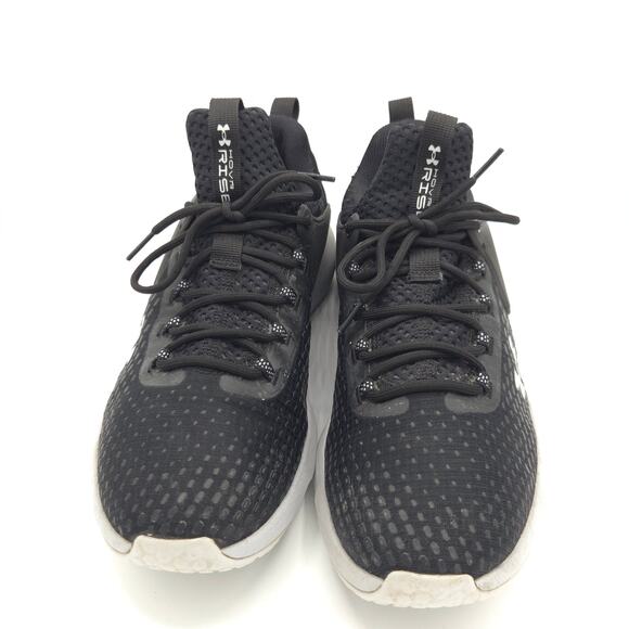 Under Armour HOVR Rise 4 UA Men\'s Size 13 Black White Sneakers